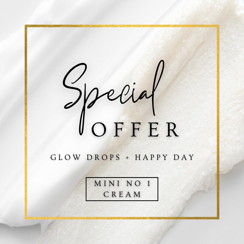 Glow Drops+Happy Day+mini No 1 Cream